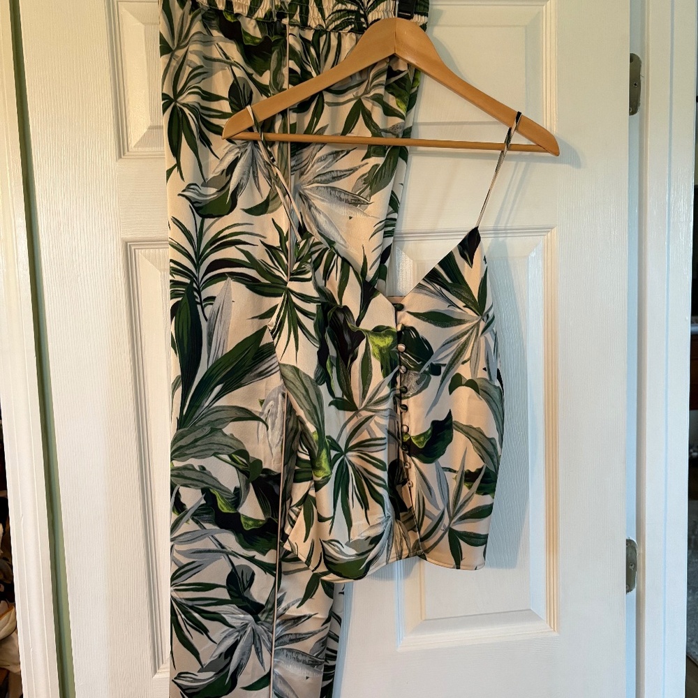 Victoria’s SecretSilk Floral pants and top